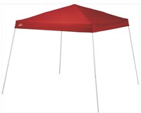 Quest Q64 10'x10' Slant Leg Canopy, Color: Red