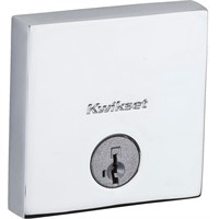 $37  Polished Chrome Deadbolt w/ SmartKey Security