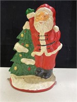 9” Santa Cast Iron Door Stop