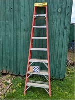 8' Werner Fiberglass Step Ladder