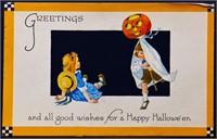 Vintage Gibson Halloween postcard