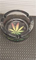 Cannabis design ashtray