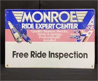 Monroe Shocks Advertising Sign