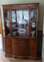 Beautiful China Hutch Contents Not Included