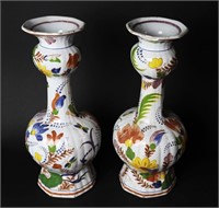 Large Pair of Dutch Delft Vases