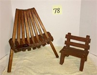 Small Doll Chair Lot