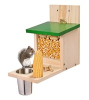 MONT PLEASANT Wooden Squirrel Feeder Box