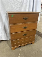 Four drawer chest with formica