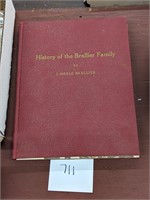 History of the Brallier Family Book - 1951