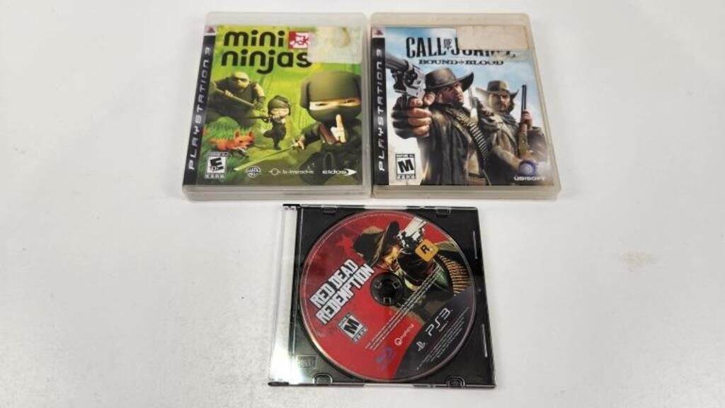 (3) Playstation 3 Games, Mini Ninjas, Call of