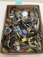 Assorted watches for parts or repair.