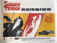 Sudden Terror 1970 vintage movie poster