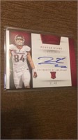 Hunter Henry prime signatures 2016 red SP /49