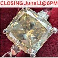 $30245 10K  3.1G Natural Diamond 3.56Ct Ring