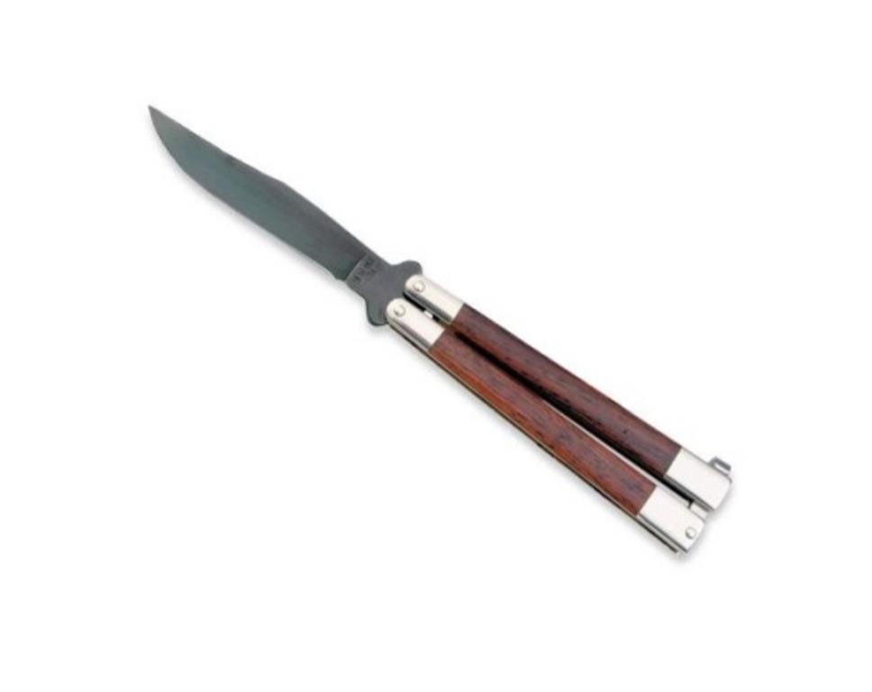 Bear & Son 3.5" Black Cocobola Clip Point Knife