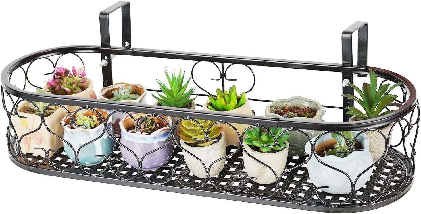 Balcony Metal Flower Pot Stand Style 2