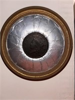 C 1819 Framed US Liberty Head Large Cent