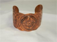South West Navajo Design Copper Cuff Bracelet
