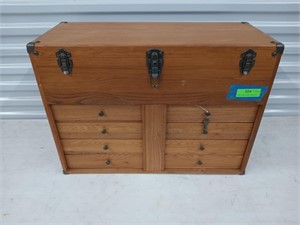 Wooden 8 drawer gunsmithing box 19x26x11