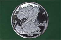 4ozt Silver .999 Liberty Round