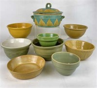 Stoneware & Crockery Bowls - Roseville & More