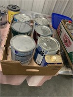 Assorted Cans of Paint & Misc items