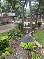 Metal Bird Feeder Stand with Squirrel Guard 74