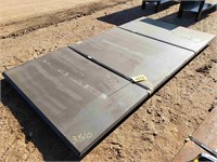 (1)Steel Road Plate Approx 60" x 120" x 3/8"Thick