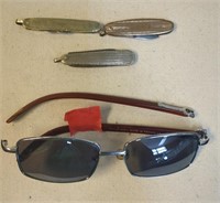 Cartier Sunglasses & Gold Filled Knifes