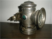 Antique Seiss MFG Bicycle Lamp, Light Weight, 6in.