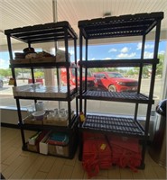 Plastic 5 Tier Shelving Units,