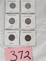 Lot of Individual Buffalo Nickels