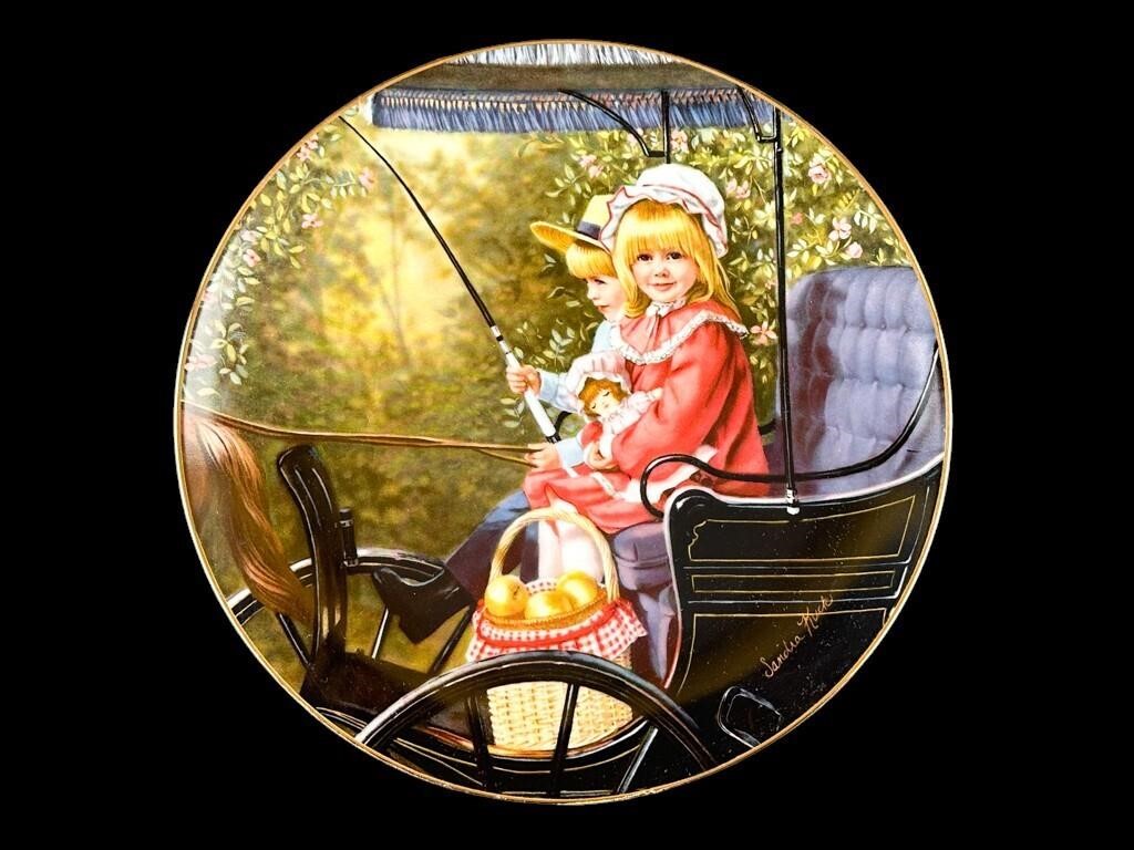 Reco "The Surrey Ride" Collectors Plate
