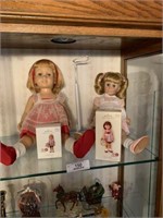 Two Chatty Cathy Dolls & Two Ornaments