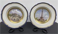 KPM Cabinet Plates-Victory Column & Opera House