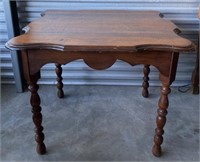 Vintage Wooden Table 22"H x 26"L x 23"W
