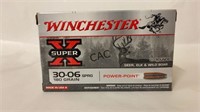 20rds Winchester SuperX 30-06 SPRG 180gr PP