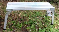 Aluminum Folding Bench Approx 38"L