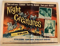 Night Creatures vintage movie poster