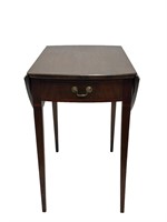 Antique Mahogany Drop Leaf Side Table