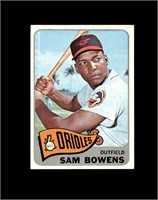 1965 Topps #188 Sam Bowens EX to EX-MT+