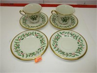 LENOX Cup and Saucers/MINT CONDITION