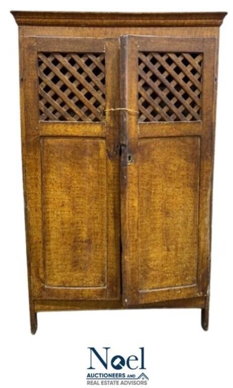 American Hard Pine Pantry Cupboard Ca. 1850