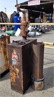 Vintage Chevron Oil Container w/Pump & Chimney