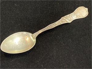Sterling Silver Souvenir Spoon Put-in-Bay Ohio