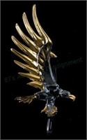 Glass Eagle Bottle Stopper Decor