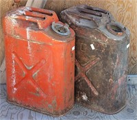 (2) Metal Jerry Cans