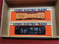 (2)New Boxed Lionel cars.