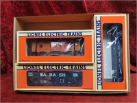 (3)New Boxed Lionel cars.