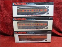 (3)New Boxed Lionel cars.  Illinois central